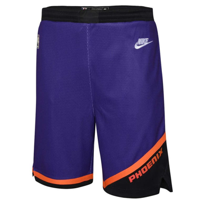Shop Nike Youth  Purple Phoenix Suns Hardwood Classics Swingman Shorts