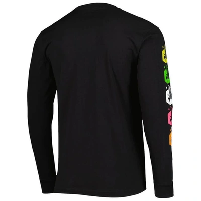 Shop Mitchell & Ness Black Minnesota United Fc Papel Picado Long Sleeve T-shirt