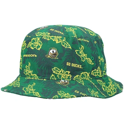 Shop Reyn Spooner Green Oregon Ducks Floral Bucket Hat