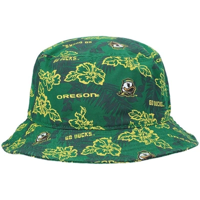 Shop Reyn Spooner Green Oregon Ducks Floral Bucket Hat
