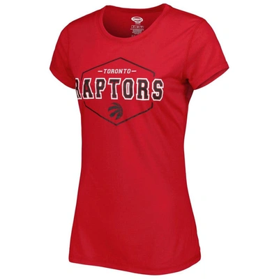 Shop Concepts Sport Red/black Toronto Raptors Badge T-shirt & Pajama Pants Sleep Set