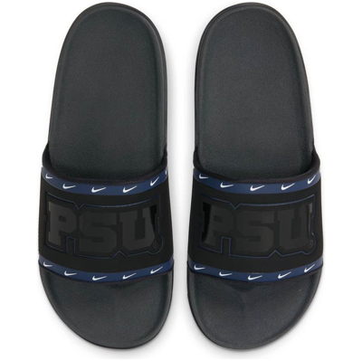 Shop Nike Penn State Nittany Lions Team Off-court Slide Sandals In Black