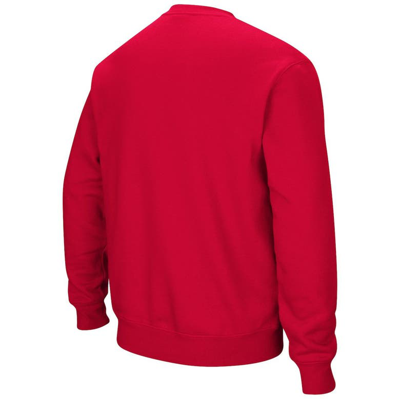 Shop Colosseum Red Marist Red Foxes Arch Over Logo Pullover Sweatshirt