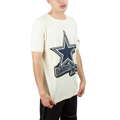 Shop New Era Cream Dallas Cowboys Chrome T-shirt