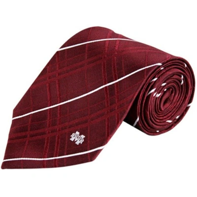 Shop Eagles Wings Mississippi State Bulldogs Maroon Oxford Woven Silk Tie