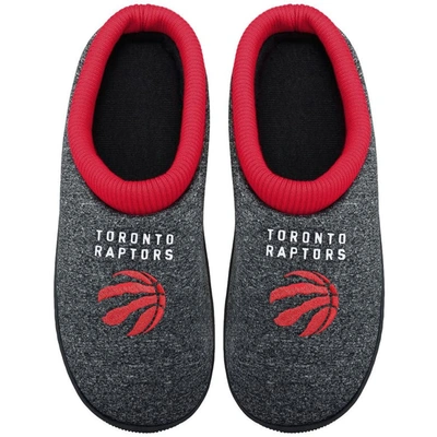 Shop Foco Toronto Raptors Cup Sole Slippers In Heather Gray