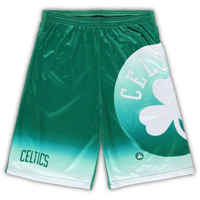 Shop Fanatics Branded Kelly Green Boston Celtics Big & Tall Graphic Shorts