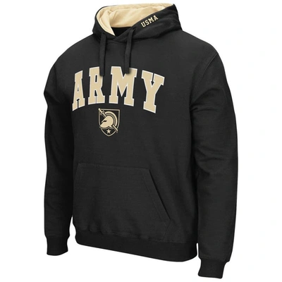 Shop Colosseum Black Army Black Knights Arch & Logo 3.0 Pullover Hoodie