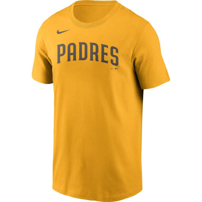 Shop Nike Fernando Tatis Jr. Gold San Diego Padres Name & Number T-shirt