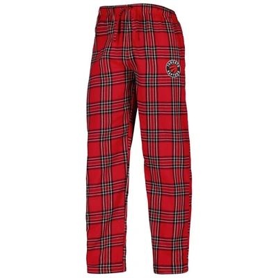 Shop Concepts Sport Red/black Toronto Raptors Badge T-shirt & Pajama Pants Sleep Set