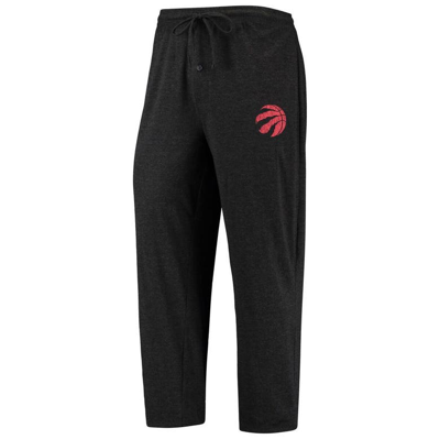 Shop Concepts Sport Black/red Toronto Raptors Long Sleeve T-shirt & Pants Sleep Set