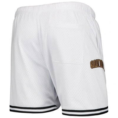 Pro Standard White San Diego Padres Logo Mesh Shorts In White