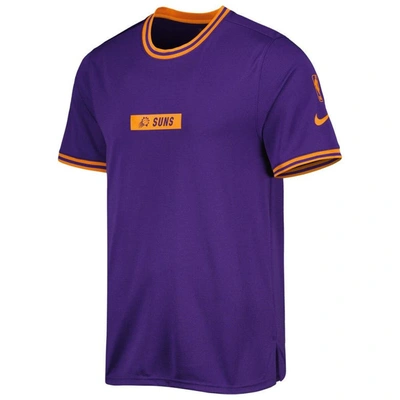 Shop Nike Purple Phoenix Suns Courtside Dna Performance T-shirt