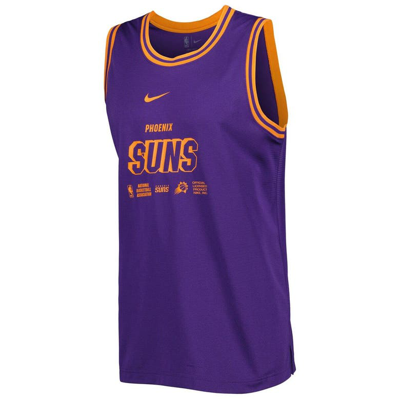 Shop Nike Purple Phoenix Suns Courtside Dna Performance Tank Top