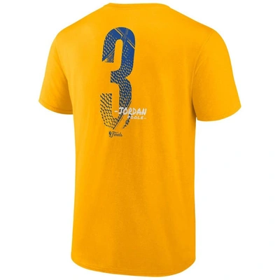 Shop Fanatics Branded Jordan Poole Gold Golden State Warriors 2022 Nba Finals Champions Name & Number T-s