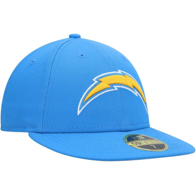 Shop New Era Powder Blue Los Angeles Chargers Logo Omaha Low Profile 59fifty Fitted Hat