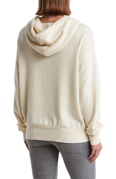 Aviator Nation 5-stripe Zip Hoodie In Vintage White/blue