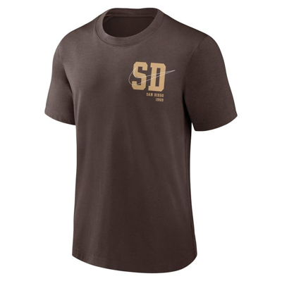 Shop Nike Brown San Diego Padres Statement Game Over T-shirt
