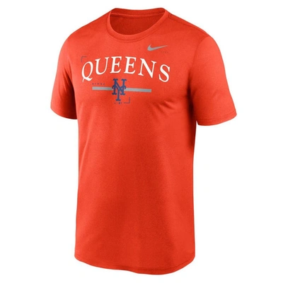 Shop Nike Orange New York Mets Local Legend T-shirt
