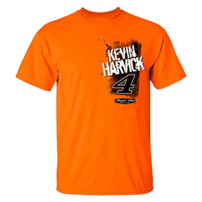 Shop Stewart-haas Racing Team Collection Orange Kevin Harvick 2023 #4 Gearwrench T-shirt