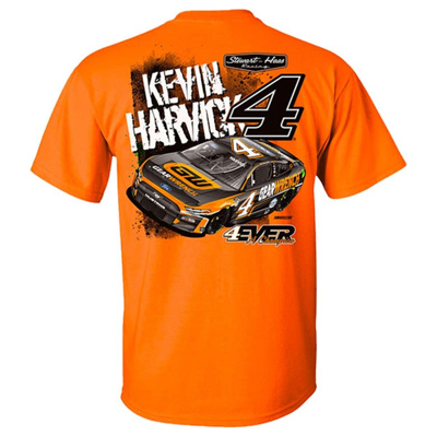 Shop Stewart-haas Racing Team Collection Orange Kevin Harvick 2023 #4 Gearwrench T-shirt