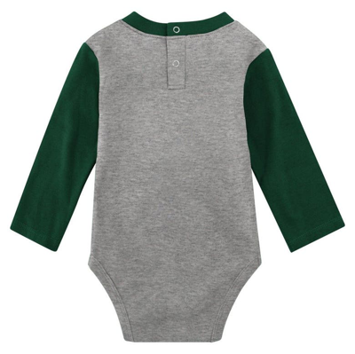 Shop Outerstuff Infant Green Michigan State Spartans Rookie Of The Year Long Sleeve Bodysuit And Pants Set