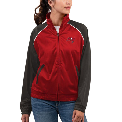 Shop G-iii 4her By Carl Banks Red Tampa Bay Buccaneers Showup Fashion Dolman Full-zip Track Jacket