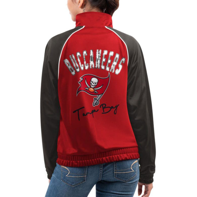 Shop G-iii 4her By Carl Banks Red Tampa Bay Buccaneers Showup Fashion Dolman Full-zip Track Jacket