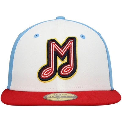 Shop New Era White Memphis Redbirds Authentic Collection Team Alternate 59fifty Fitted Hat