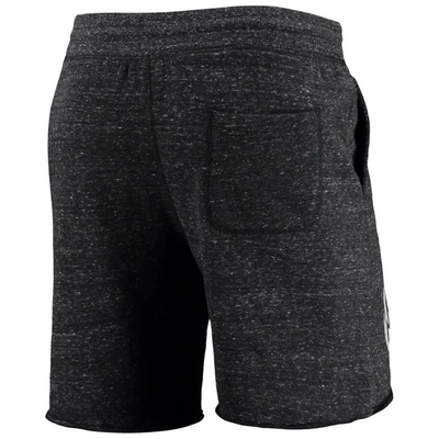 Shop Homage Charcoal Dallas Mavericks Primary Logo Tri-blend Sweat Shorts