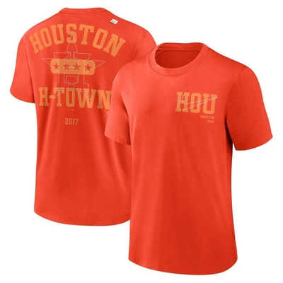 Shop Nike Orange Houston Astros Statement Game Over T-shirt