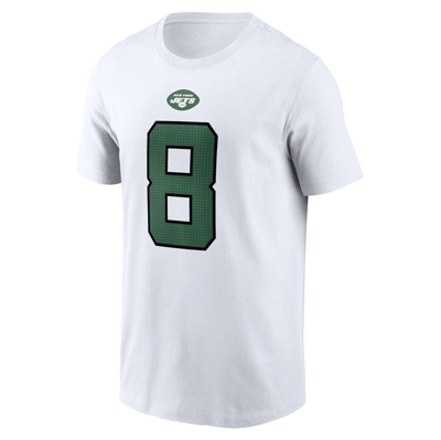 Shop Nike Aaron Rodgers White New York Jets Player Name & Number T-shirt