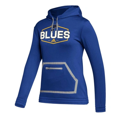 Shop Adidas Originals Adidas Blue St. Louis Blues Team Pullover Hoodie