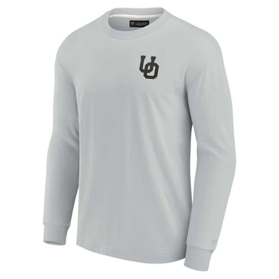 Shop Fanatics Signature Unisex  Gray Oregon Ducks Elements Super Soft Long Sleeve T-shirt