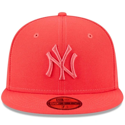 Shop New Era Red New York Yankees 2023 Spring Color Basic 59fifty Fitted Hat