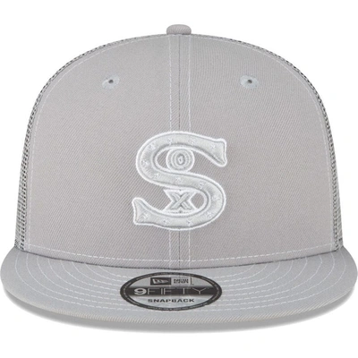 Shop New Era Gray Chicago White Sox 2023 On-field Batting Practice 9fifty Snapback Hat