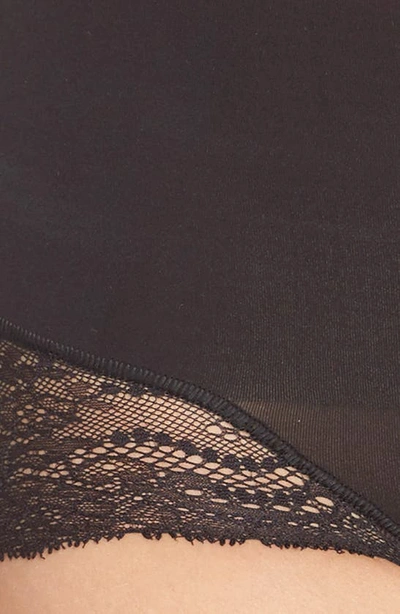 Spanx Undie-tectable Lace Hi-hipster Panty In Very Black