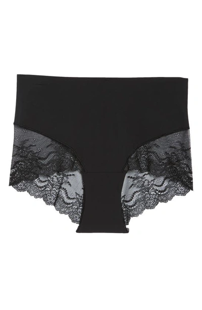 Shop Spanx ® Undie-tectable® Lace Hi-hipster Panties In Very Black