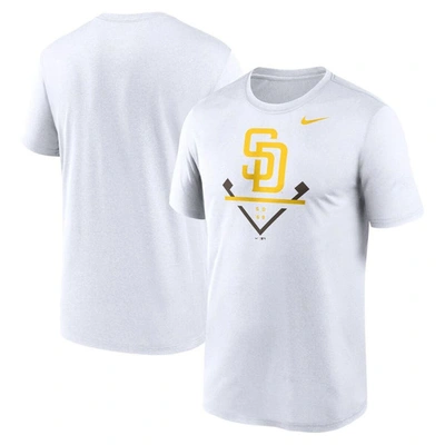 Shop Nike White San Diego Padres Icon Legend T-shirt