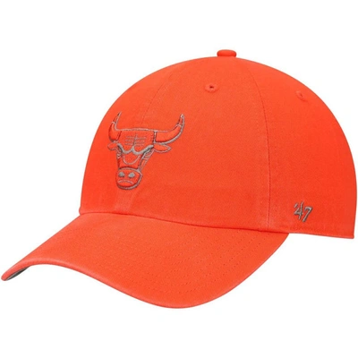 Shop 47 ' Orange Chicago Bulls Ballpark Clean Up Adjustable Hat