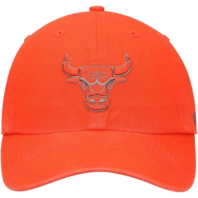 Shop 47 ' Orange Chicago Bulls Ballpark Clean Up Adjustable Hat
