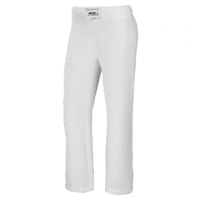 Shop Wear By Erin Andrews Cream Seattle Seahawks Plus Size Cozy Scoop Neck Tank Top & Pants Set