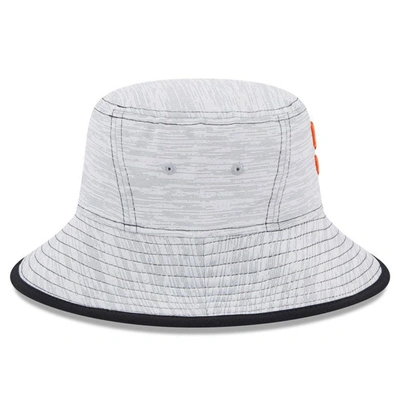 Shop New Era Gray San Francisco Giants Game Bucket Hat