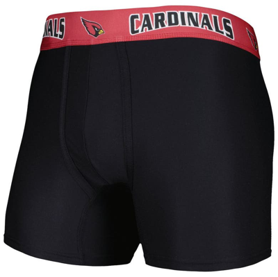 Shop Concepts Sport Black/cardinal Arizona Cardinals 2-pack Boxer Briefs Set