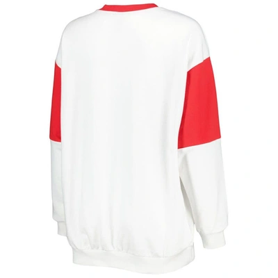 Shop Gameday Couture White Nebraska Huskers It's A Vibe Dolman Pullover Sweatshirt
