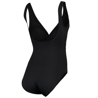 Shop Tommy Bahama Black Las Vegas Raiders Pearl Clara Wrap One-piece Swimsuit