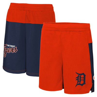 Shop Outerstuff Youth Orange Detroit Tigers 7th Inning Stretch Shorts