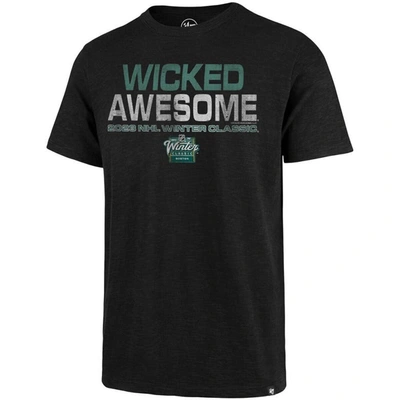 Shop 47 ' Black 2023 Nhl Winter Classic Wicked Awesome Scrum T-shirt From '