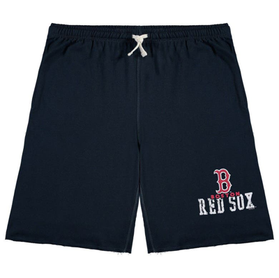 Shop Profile Navy Boston Red Sox Big & Tall French Terry Shorts