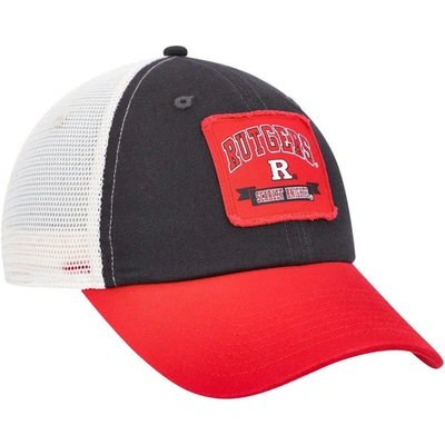 Shop Colosseum Charcoal Rutgers Scarlet Knights Objection Snapback Hat